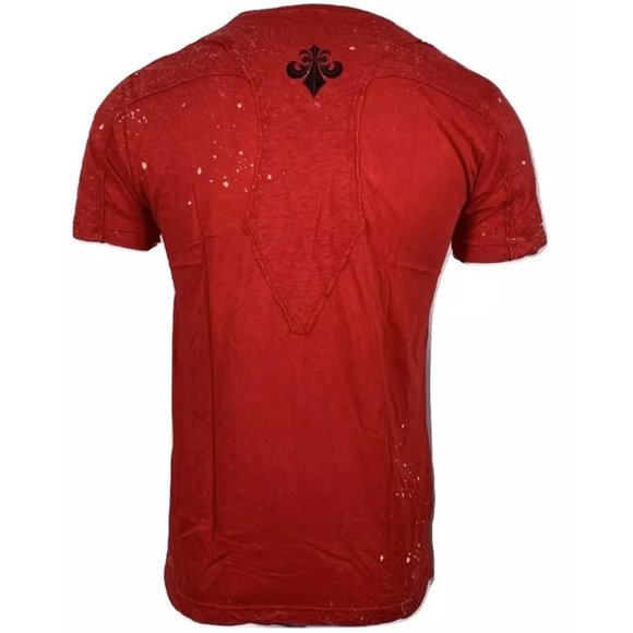 AFFLICTION Men's T-Shirt RIPPER Premium Black Label Biker - Picture 2 of 9